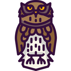 owl line icon