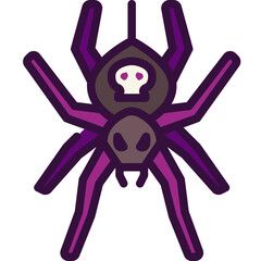 spider line icon