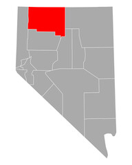Karte von Humboldt in Nevada