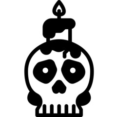 ritual solid line icon