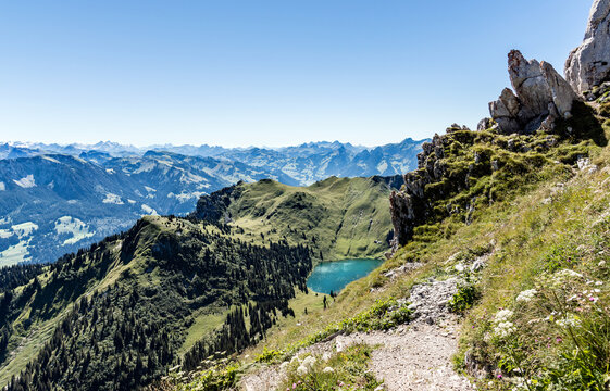 Hinterstockensee, Berner Oberland, Simmental, Stockhorn, berner Alpen,  Bergsee, Schweiz