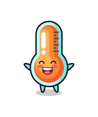 happy baby thermometer cartoon character