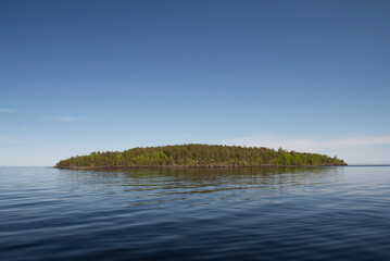 island on lake