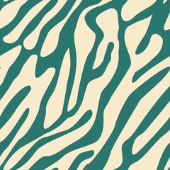 vector zebra pattern. seamless zebra stripe print for clothing or print