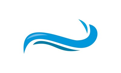 Obraz premium blue water vector icon