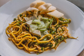 A typical Indonesian food called Lotek