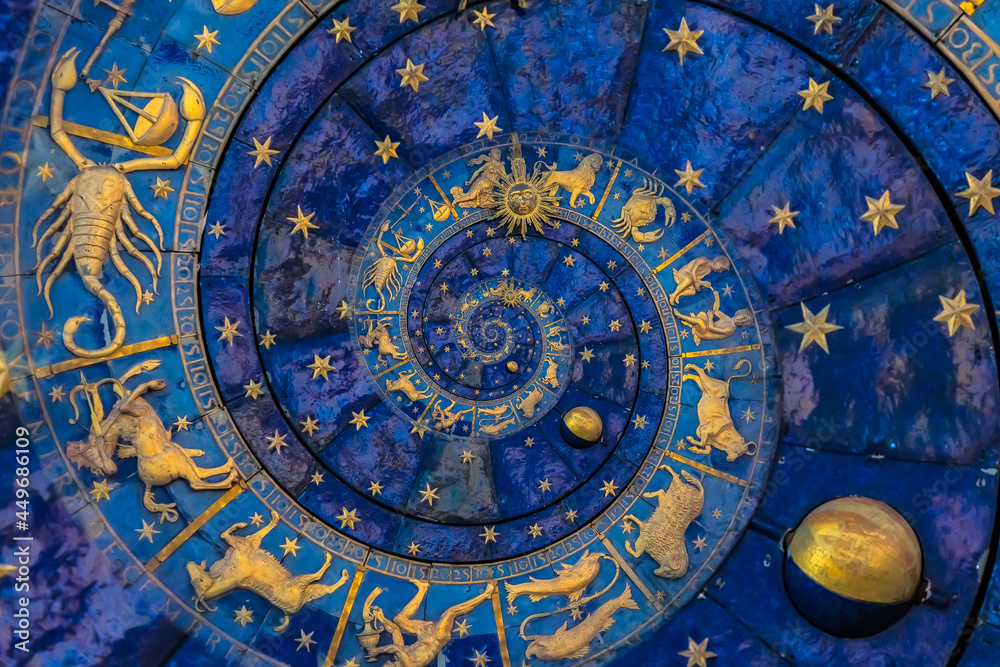 Canvas Prints droste effect background. abstract design for concepts related to astrology and fantasy.