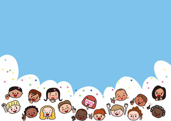 世界の子供達の笑顔