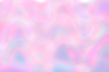 Illustration of a pink and blue iridescent fluid texture