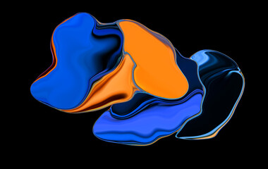  Creative painting colorful abstract on background, Color gradient background design