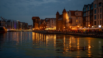 Gdańsk - starówka nocą