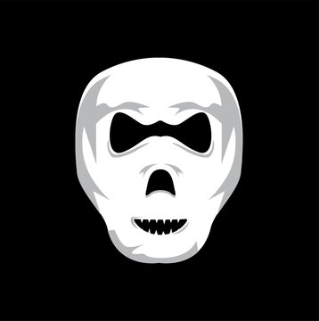Skull logo illustration design