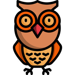 owl line icon