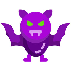 bat flat icon