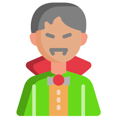 vampire flat icon