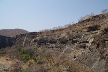 Fototapeta na wymiar インド　世界遺産アジャンター石窟群