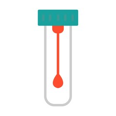 Swab Flat Vector Icon Design