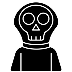 grim reaper solid icon