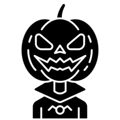 jack o lantern solid icon