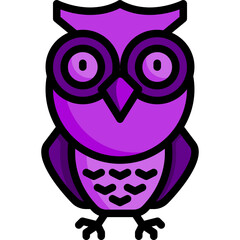 owl Two Tone icon