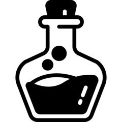 poison solid line icon