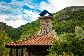 old castle in the mountains