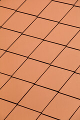 Fototapeta premium Red tiles roof background.