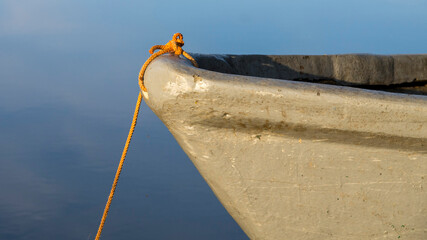 Dziub łódki.  © Ola