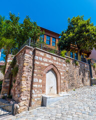 Fototapeta na wymiar Old houses at History Corridor in Izmit City of Turkey