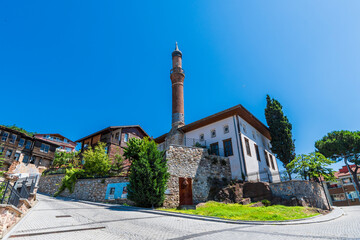 Fototapeta premium Old houses at History Corridor in Izmit City of Turkey