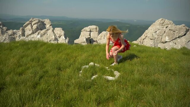 girl on the meadow