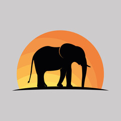Elephant Sign Logo Design