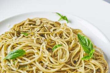 pasta with pesto