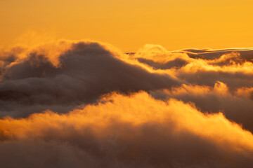 Sunrise in the Great Smokey Mountains at Clingman's dome in North Carolina