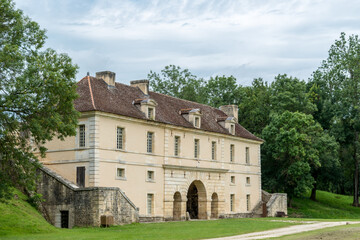 Fototapeta na wymiar Cussac-Fort-Médoc (Gironde, France), le fort Médoc du 18e siècle, inscrit au patrimoine mondial de l’UNESCO