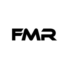 FMR letter logo design with white background in illustrator, vector logo modern alphabet font overlap style. calligraphy designs for logo, Poster, Invitation, etc.