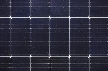 Solar Cell Panel Monocrystalline Background and Texture
