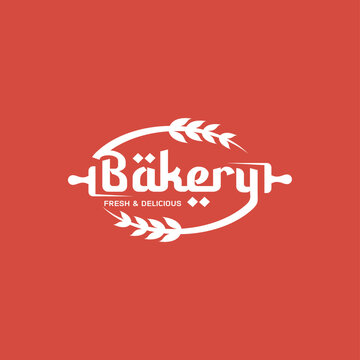 Retro bakery logo Premium Vector 