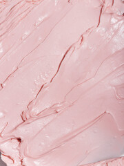 pink cream texture, cosmetic texture