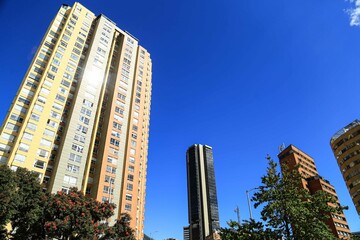 Bogotá, Centro, internacional, edificios, empresarial, Colombia