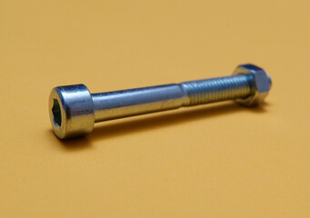 steel bolt with nut