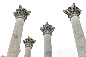 Retired Pillars from the US Capital building closeup