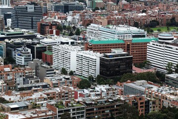 Bogotá, Colombia, capital, panorámica, norte, edificios,
