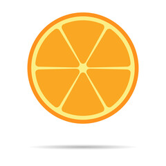 Citrus fresh icon, food fruit juice organic symbol, healty nature design vector illustration