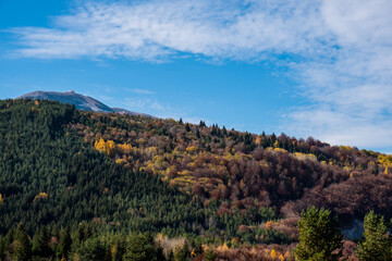 Bjelasnica Mountain, Bosnia and Herzegovina in autumn.