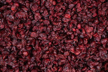 Dried cranberries can be used as background