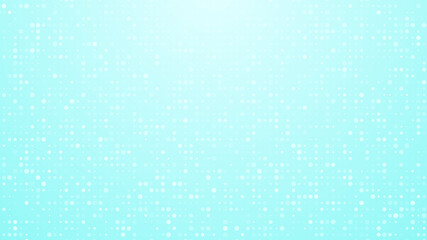 Dots halftone white blue and green color pattern gradient texture with technology digital background. Medicine healthcare with science concept.