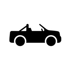 Car icon in flat style Simple traffic icon