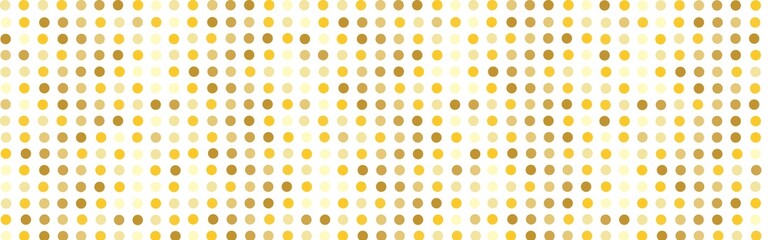horizontal pattern with yellow dots