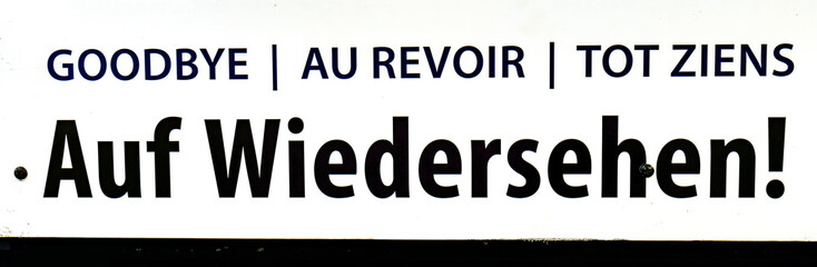 Auf Wiedersehen